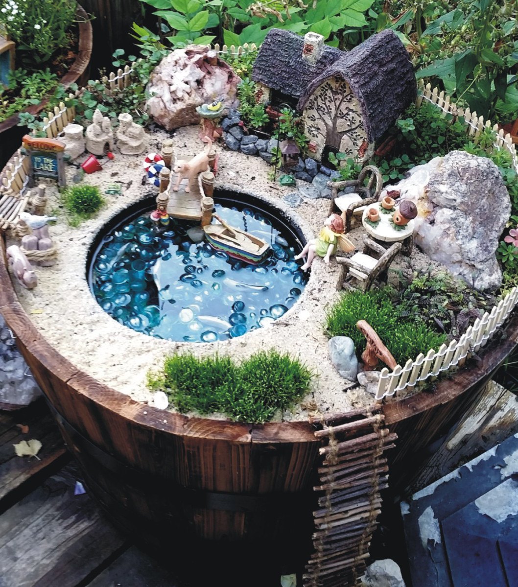 A Lakeside Cottage Fairy Garden