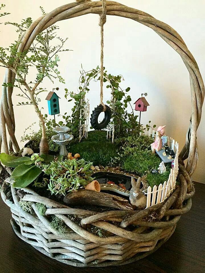 Fairy World in a Basket