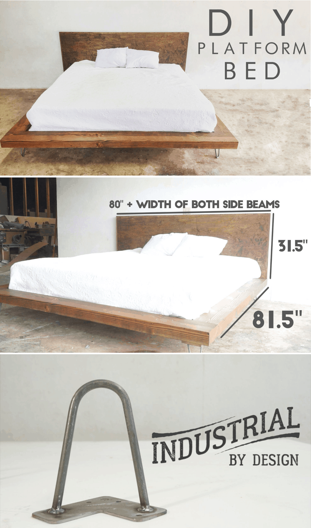 DIY Modern Platform Bed