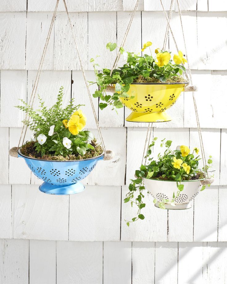 Convert a Colander Into a Planter