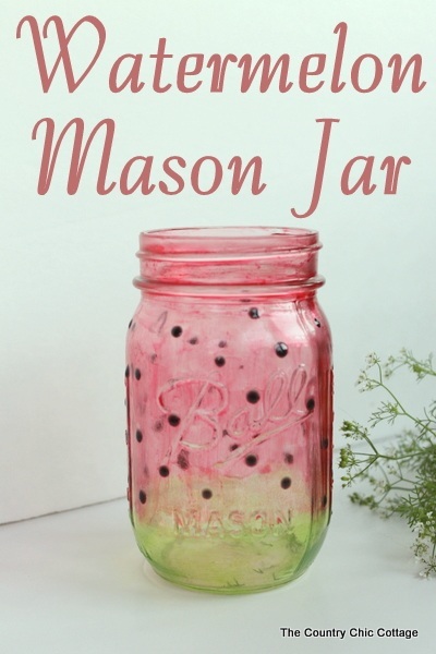 watermelon mason jar