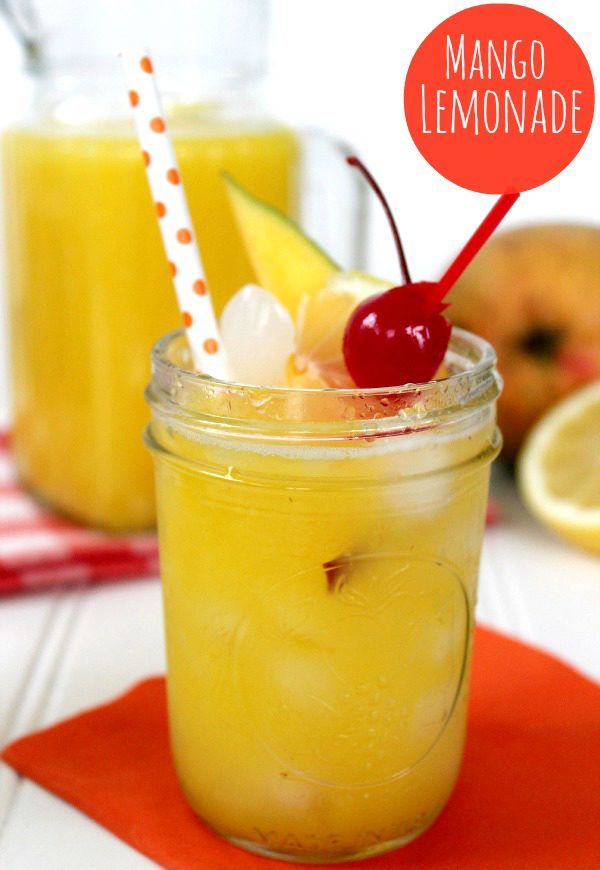 fresh mango lemonade