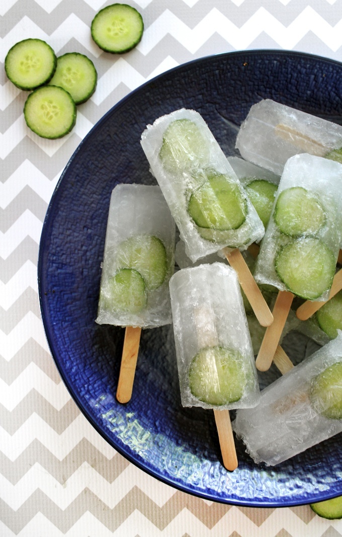 cucumber gin tonic popsicles