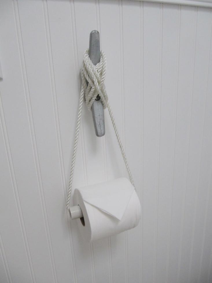 Nautical Cleat as TP Holder