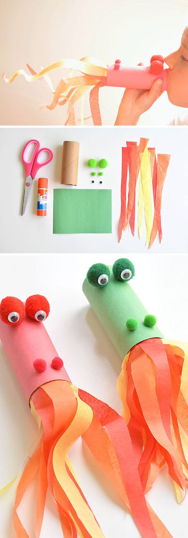 Paper Roll Dragon Craft