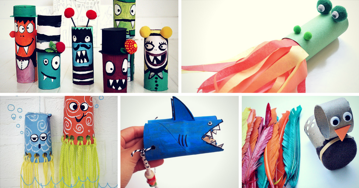 Toilet Paper Roll Crafts For Kids