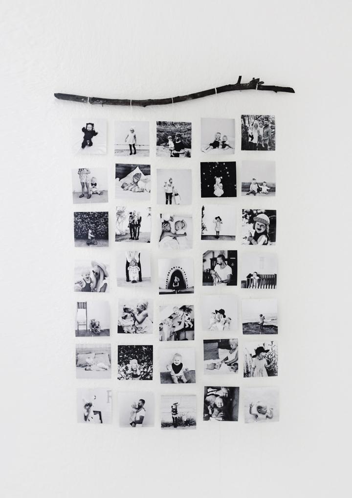 DIY Photo Wall Hanging