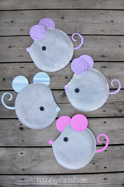 Paper Plate Mouse