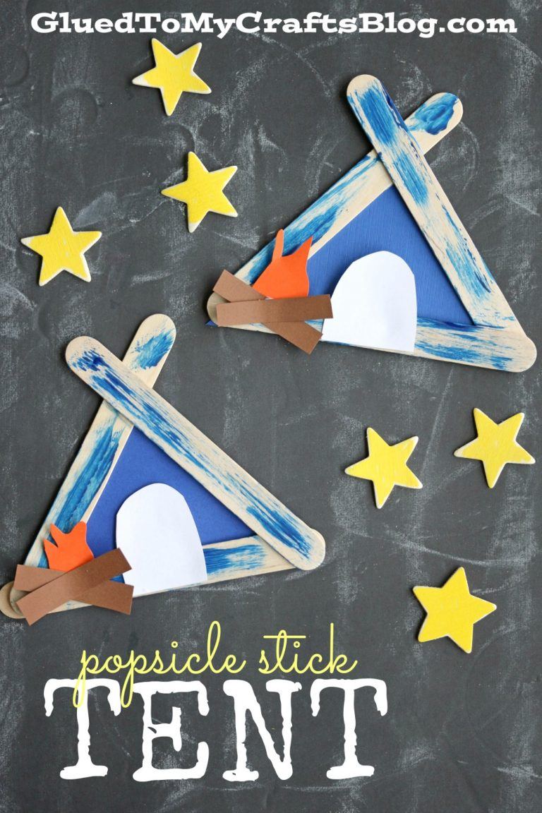 Popsicle Stick Tent
