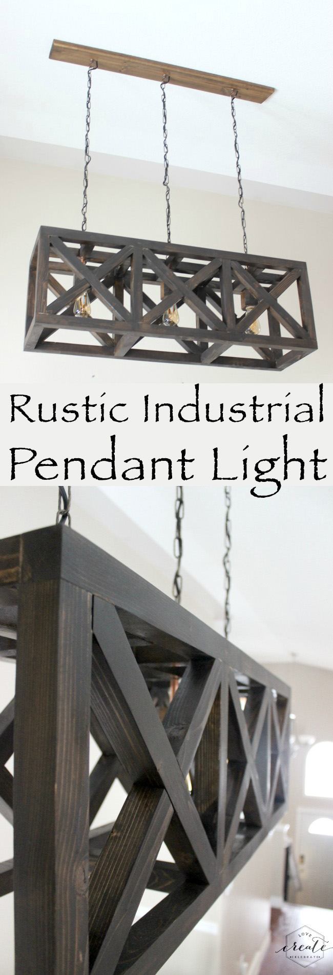 Rustic Industrial Pendant Light