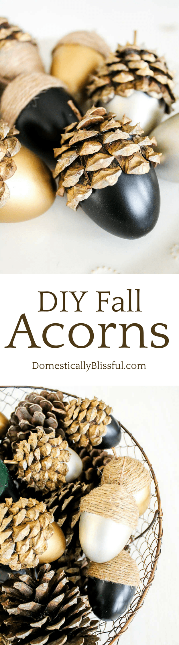 DIY Fall Acorns
