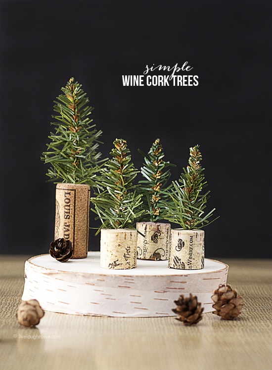 Simple Wine Cork Trees