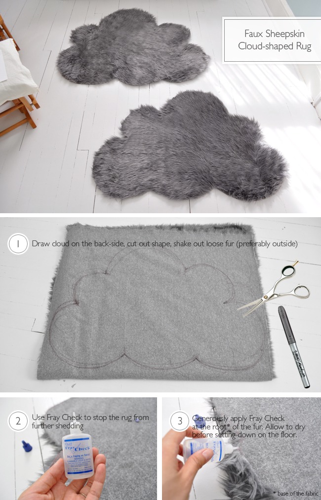 Faux Sheepskin Cloud Rugs