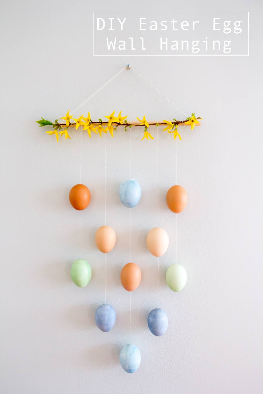 DIY Easter Egg  Wall Hanging