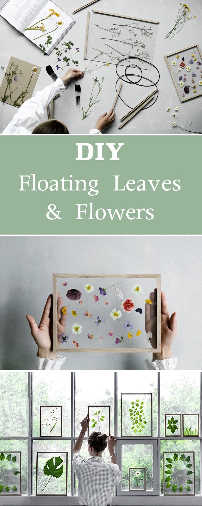 DIY Floating Leaves and Flowers