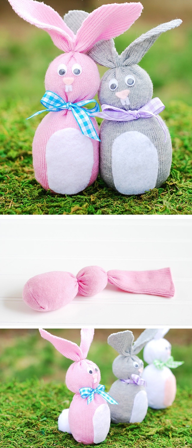 DIY Sock Bunny Tutorial