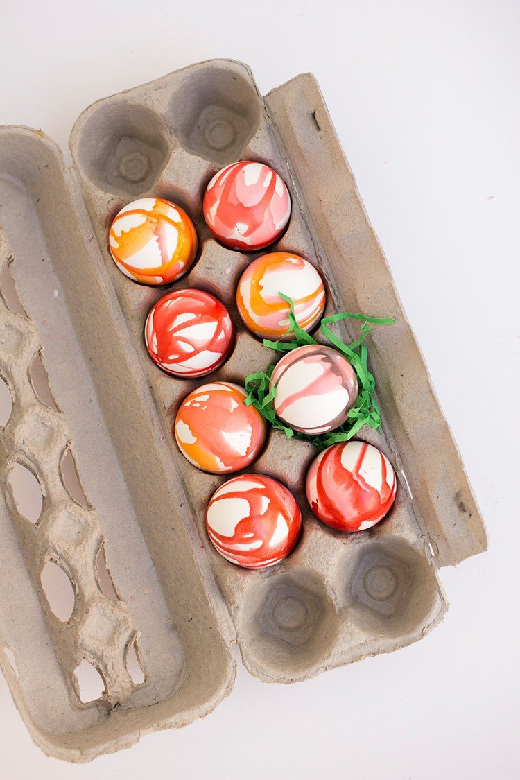 Kool Aid Dyed Easter Eggs