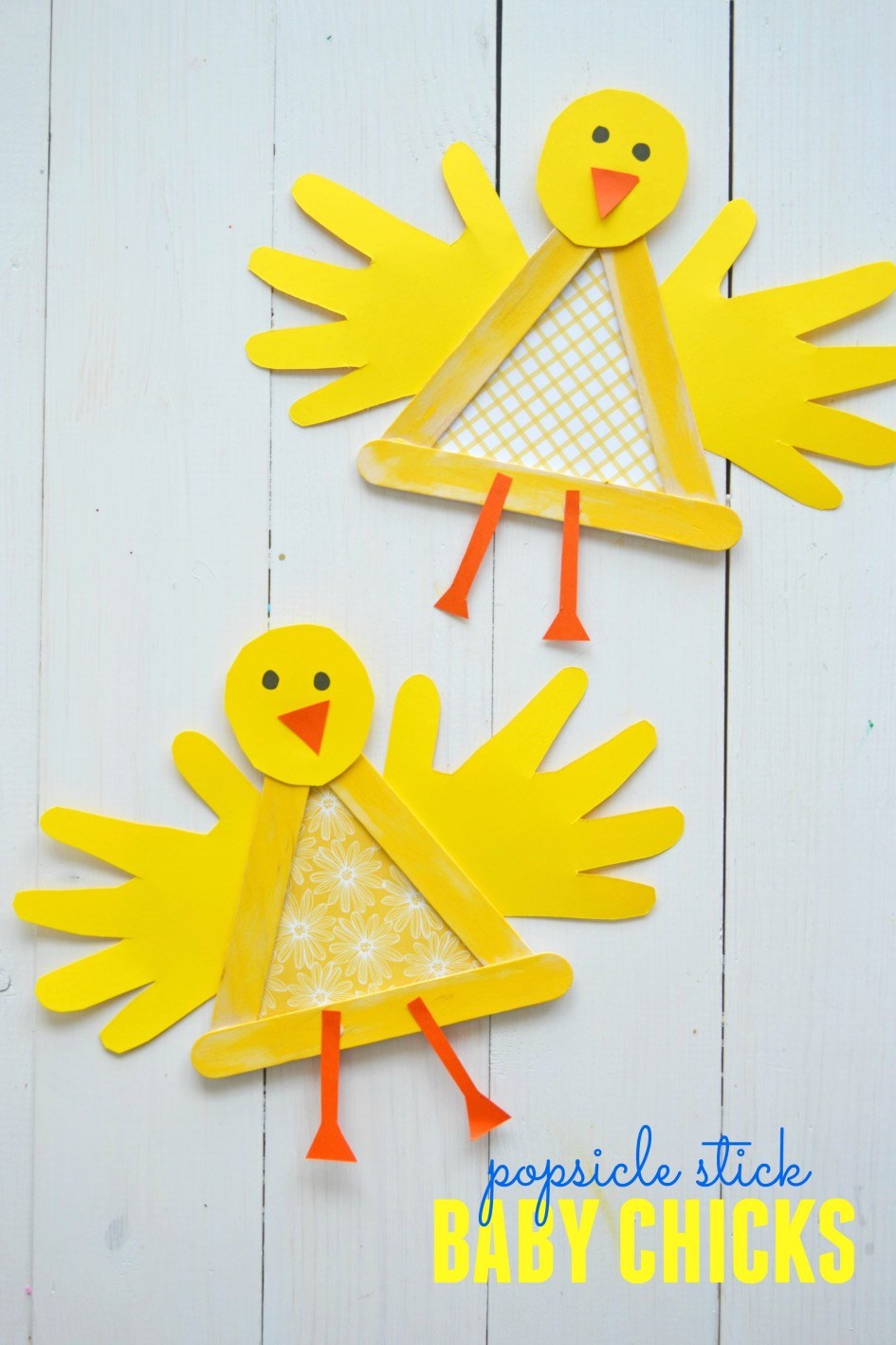 Popsicle Stick Baby Chick