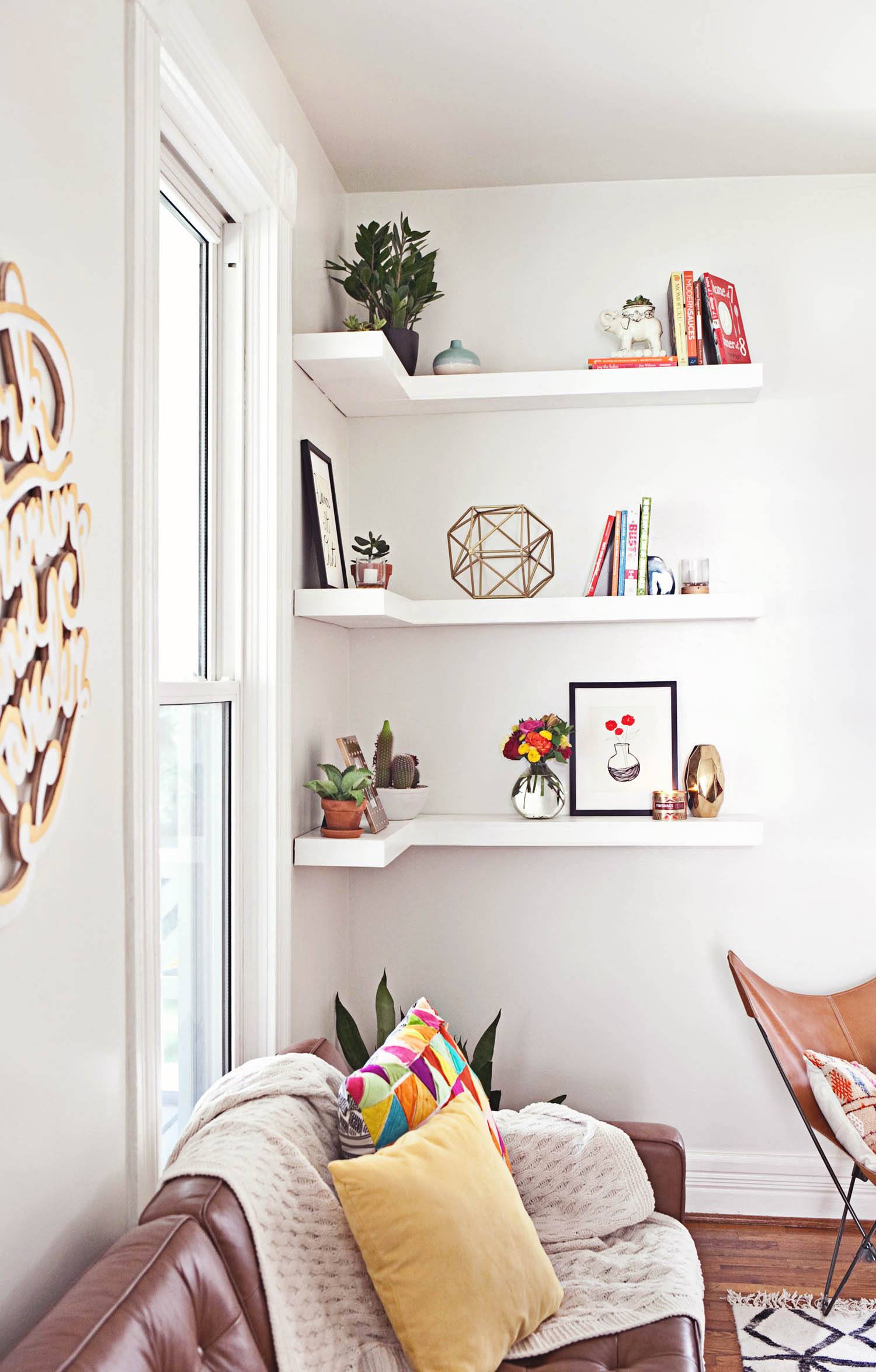 Corner Shelves: A Smart Small Space Solution