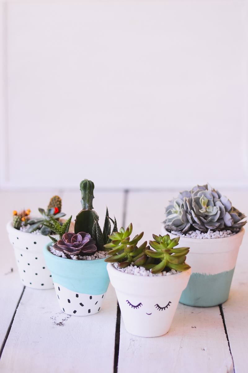 25 Simple DIY Ways To Customize & Paint Terra Cotta Pots | Homelovr