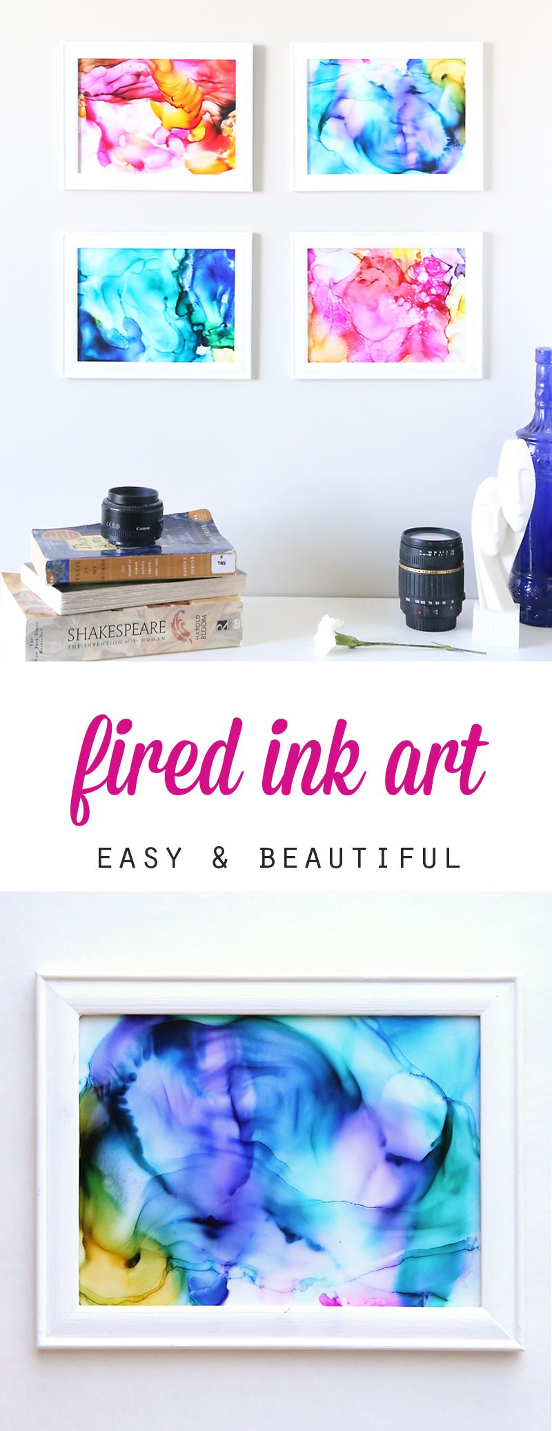 DIY Fired Ink Art