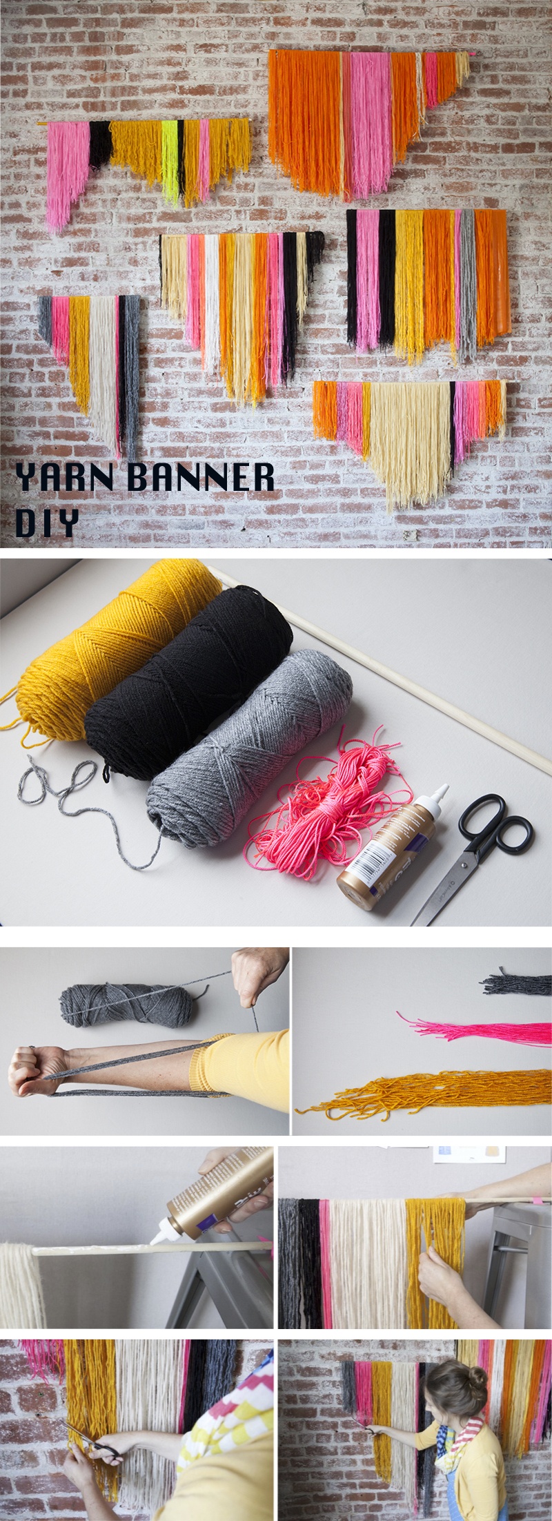 Yarn Banner DIY