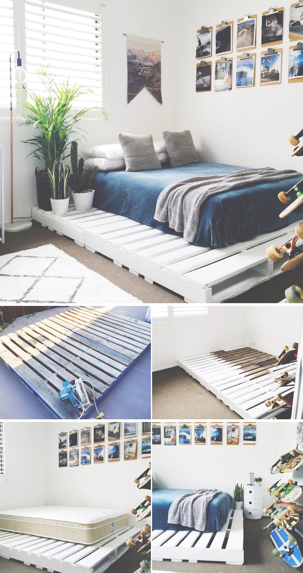 36 Easy DIY Bed Frame Projects to Upgrade Your Bedroom 