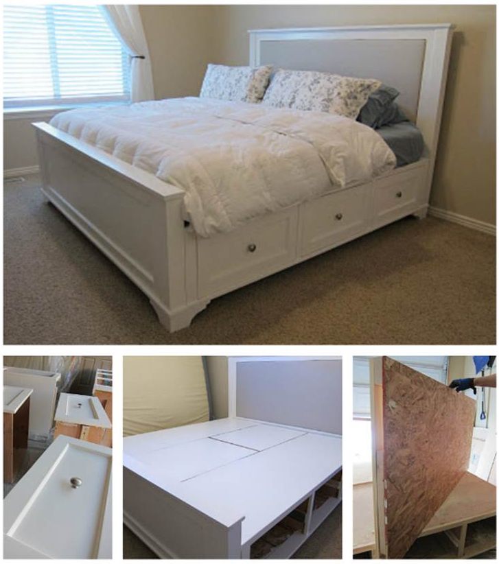 Creative DIY King Size Bed