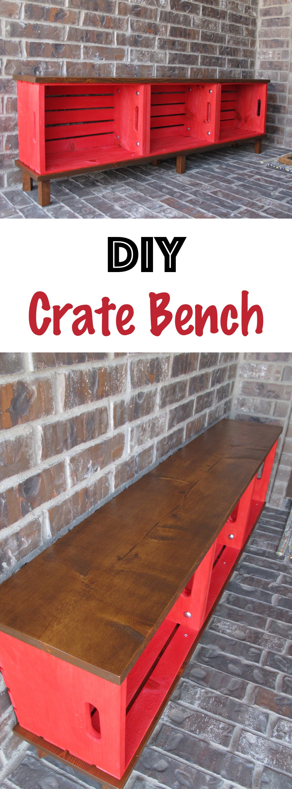 DIY Crate Bench