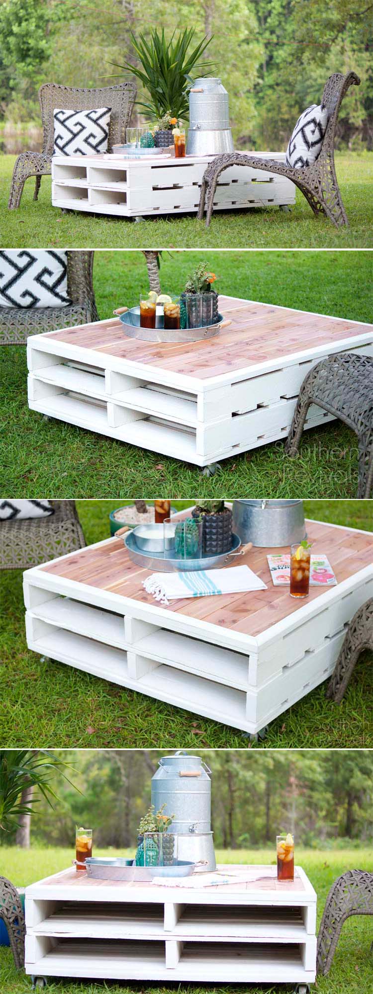 DIY Pallet Coffee Table