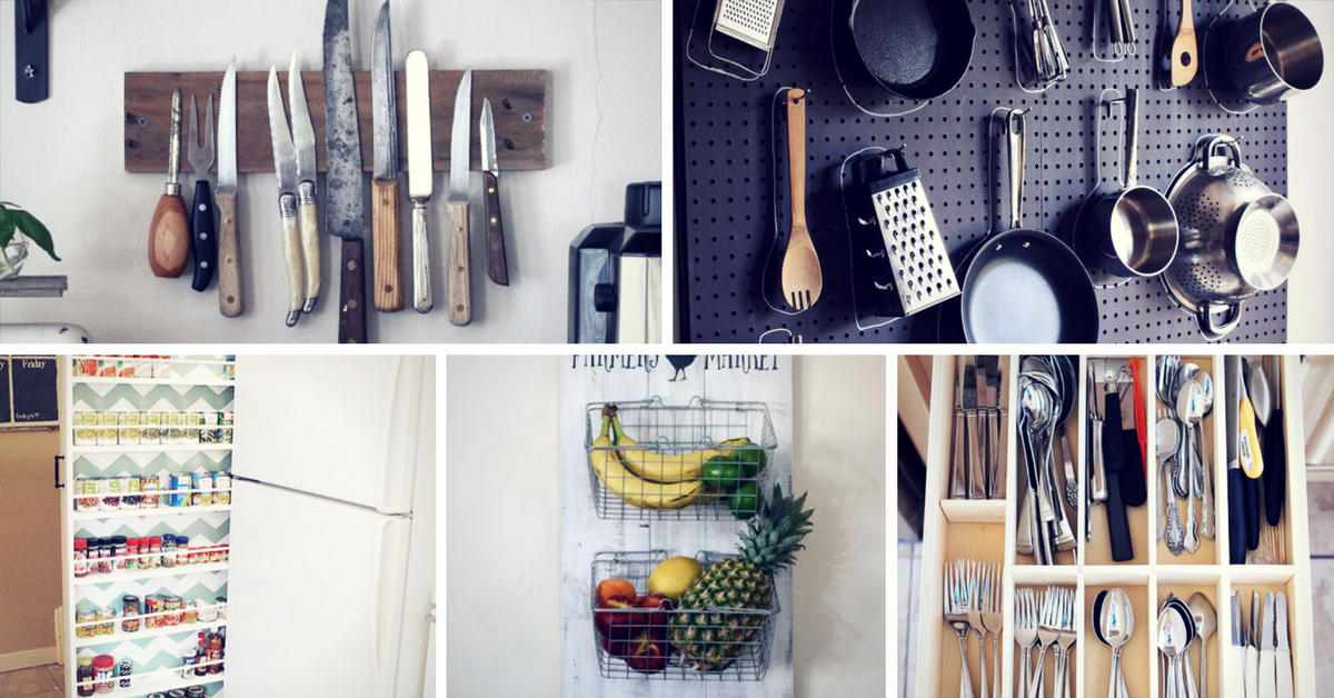 15 innovative diy kitchen organization & storage ideas | keep your