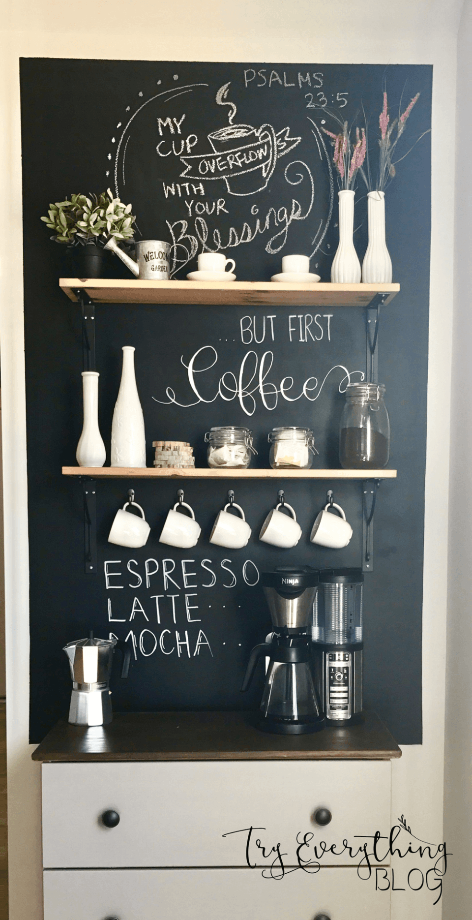 30 Charming DIY Coffee Station Ideas for All Coffee Lovers ...