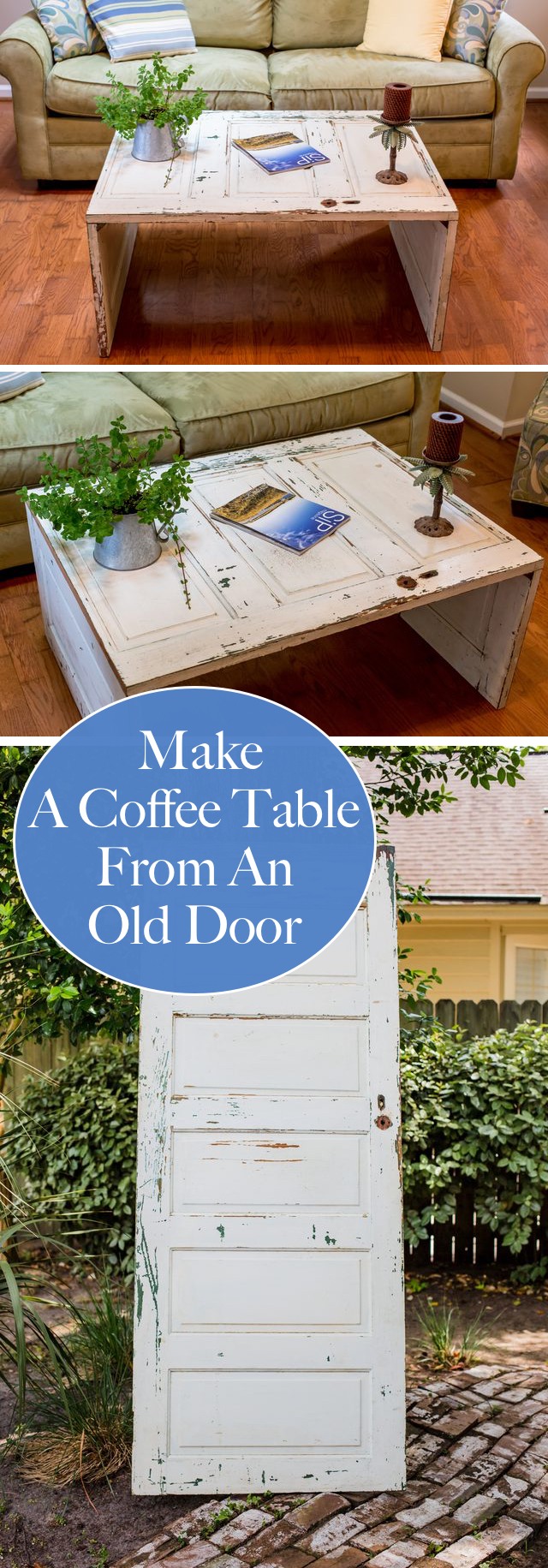 Make a Coffee Table From an Old Door