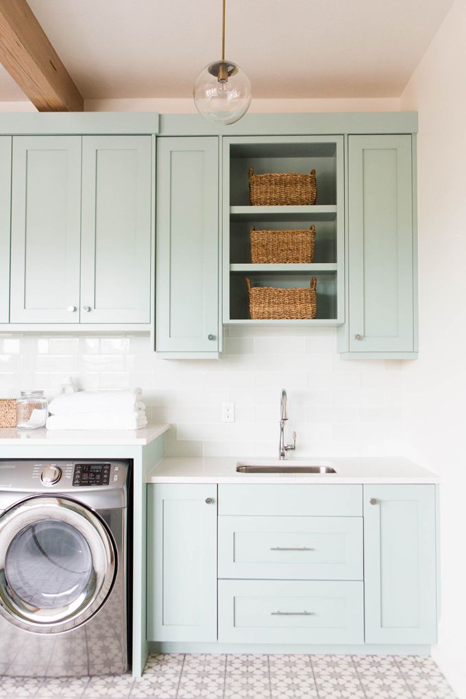 Bright Laundry Room