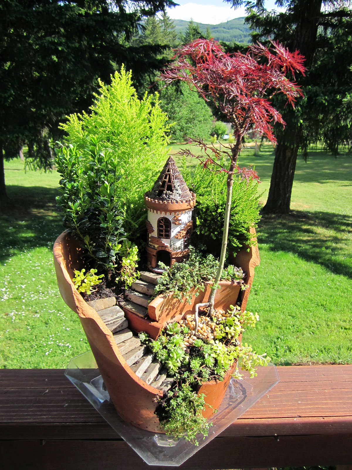 Fairy Garden with the Castle