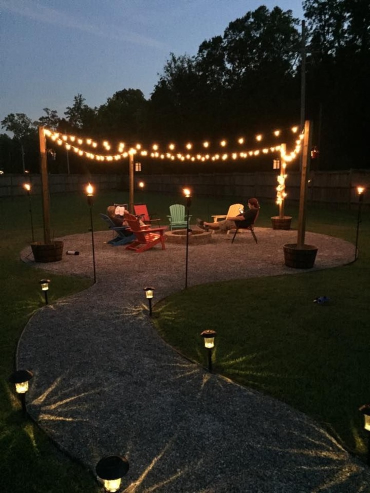 Fire Pit and Seating Area