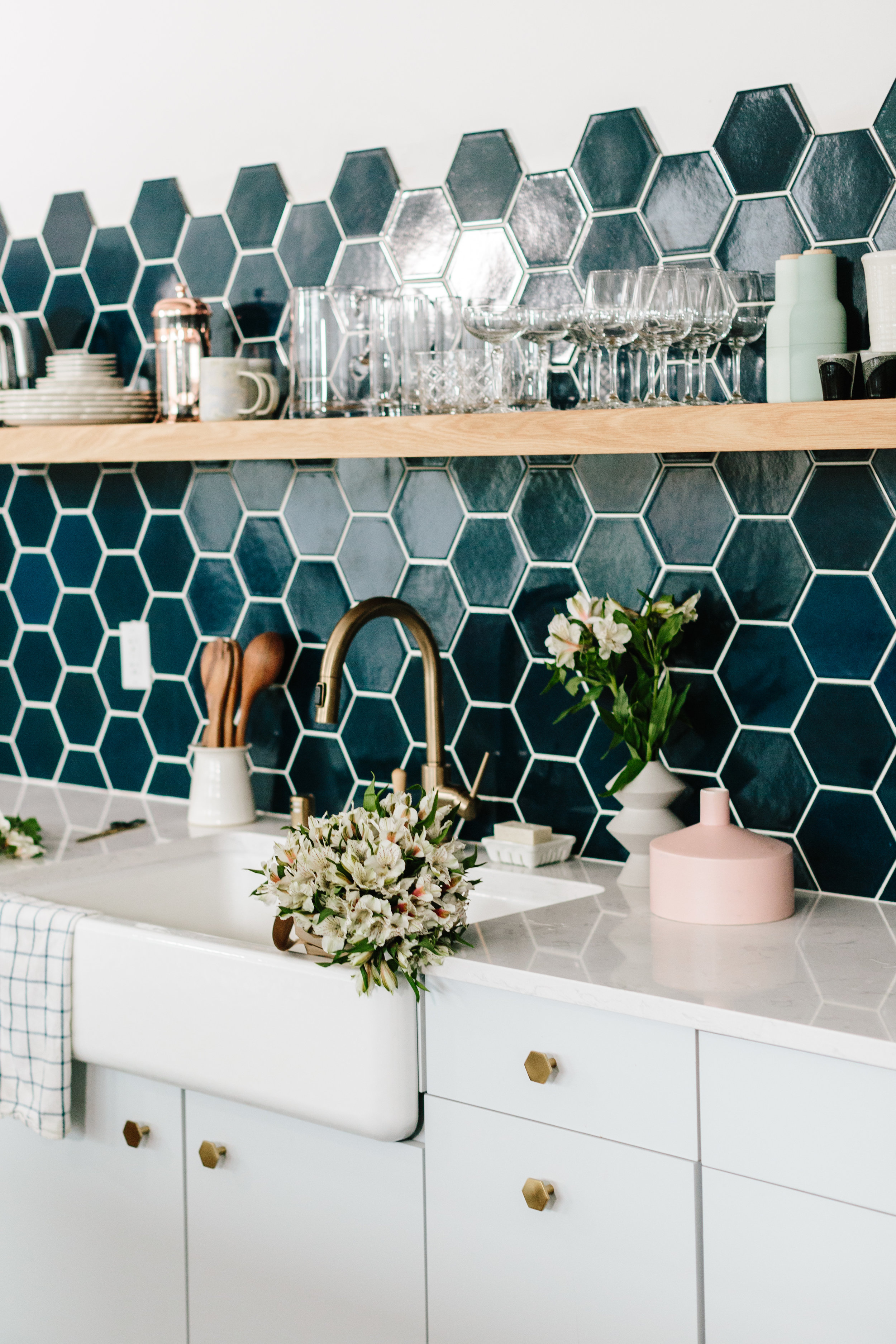 20 Kitchen Backsplash Ideas That, Green Backsplash Tile