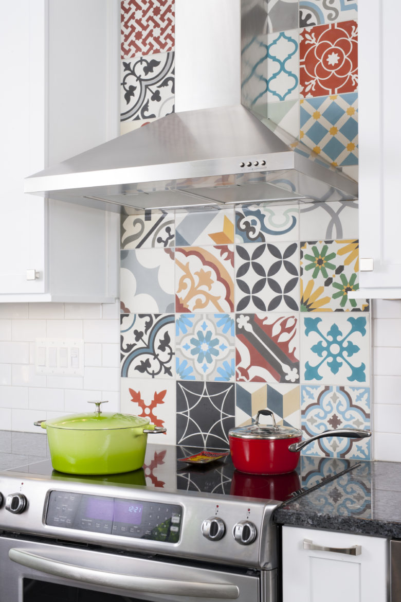 Mix and Match Kitchen Backsplash