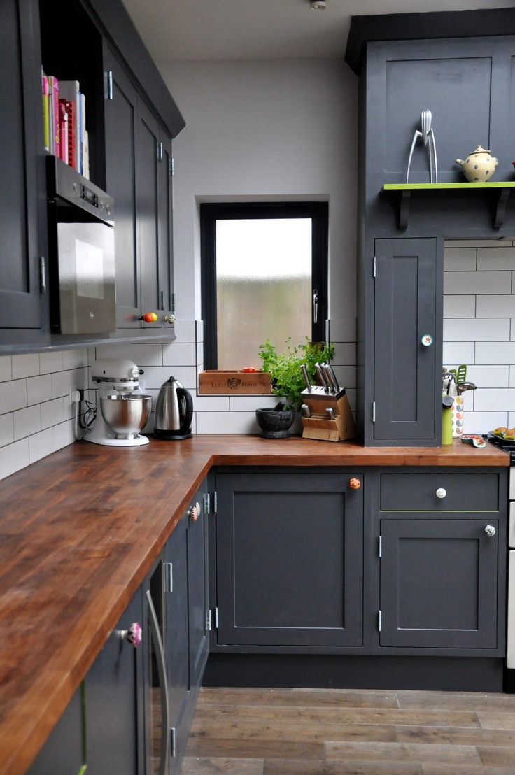 Charcoal Colored Cabinets