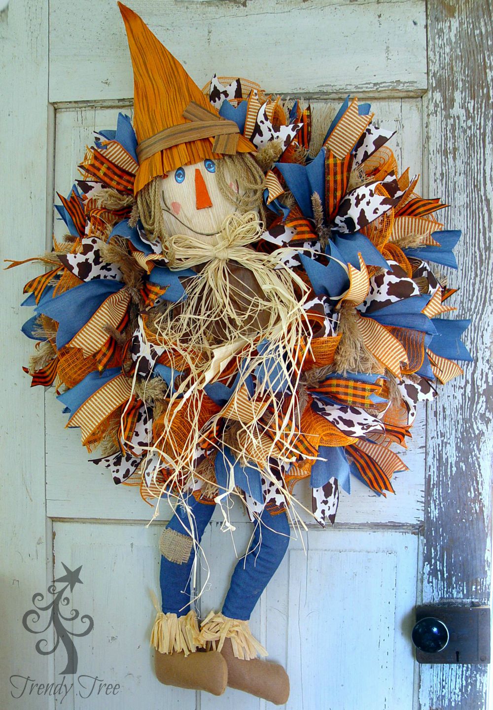 DIY Scarecrow Wreath
