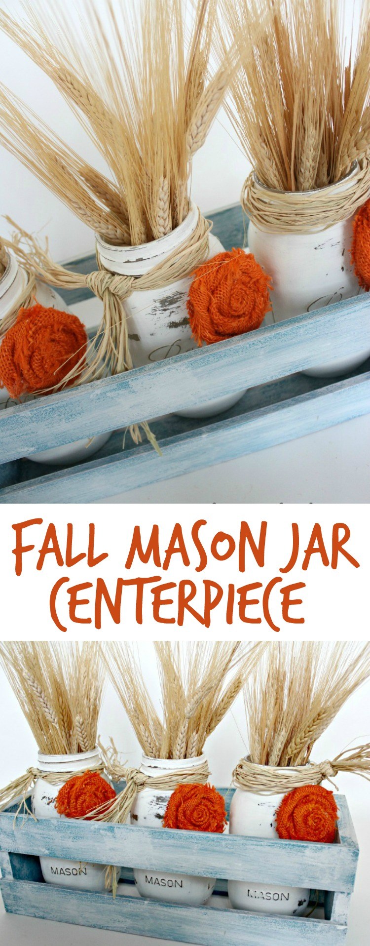 Fall Mason Jar Centerpiece
