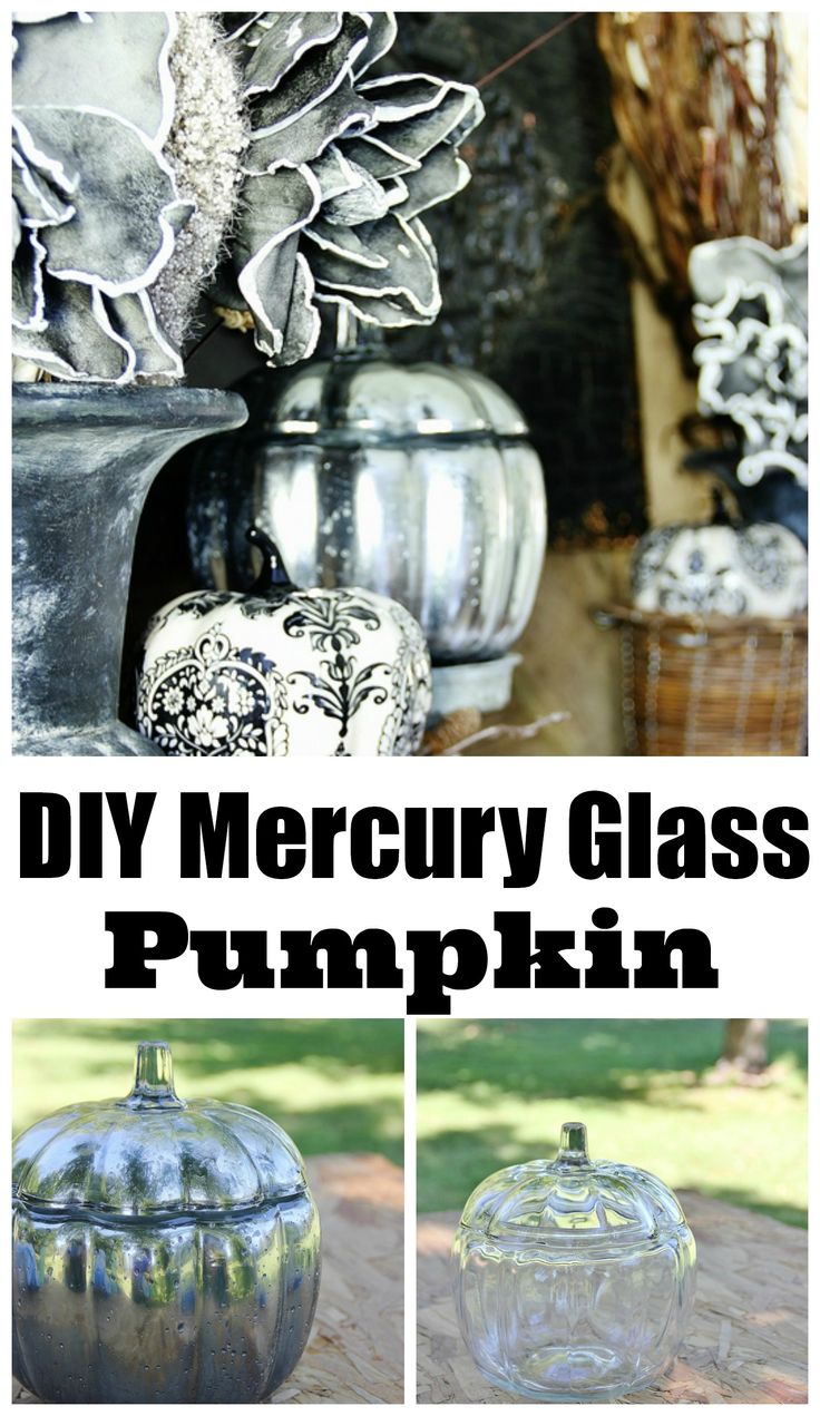 Mercury Glass Pumpkin