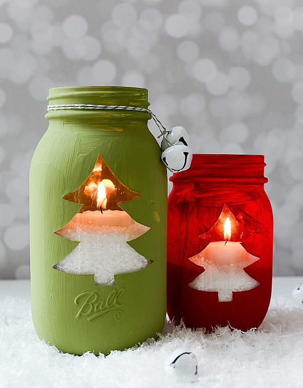 29 Festive Mason Jar Christmas Crafts Homelovr
