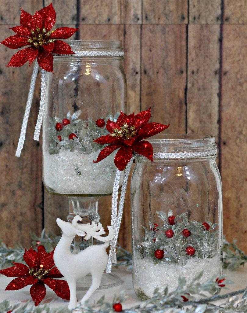 Holiday Mason Jar Luminary