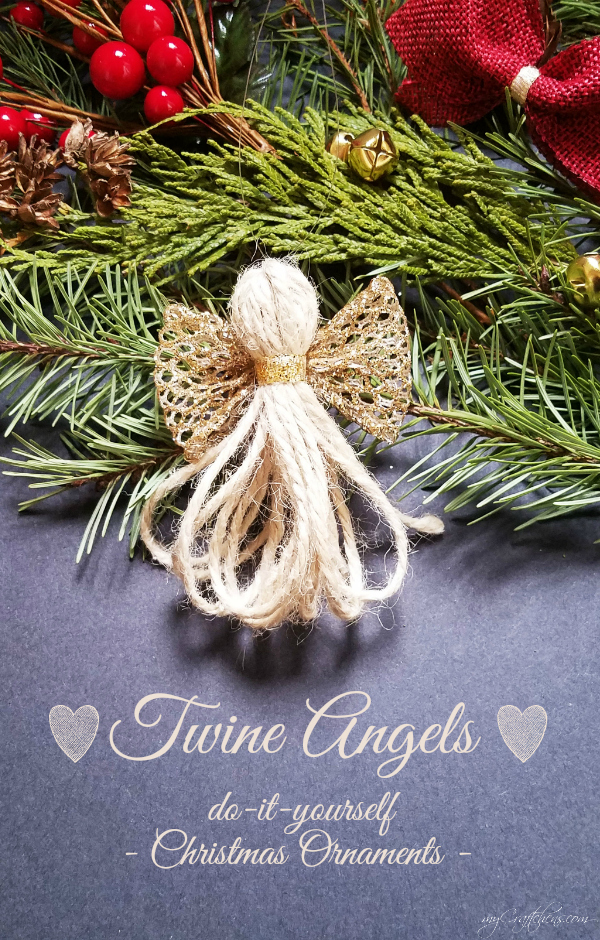 Christmas Ornaments: Twine Angels