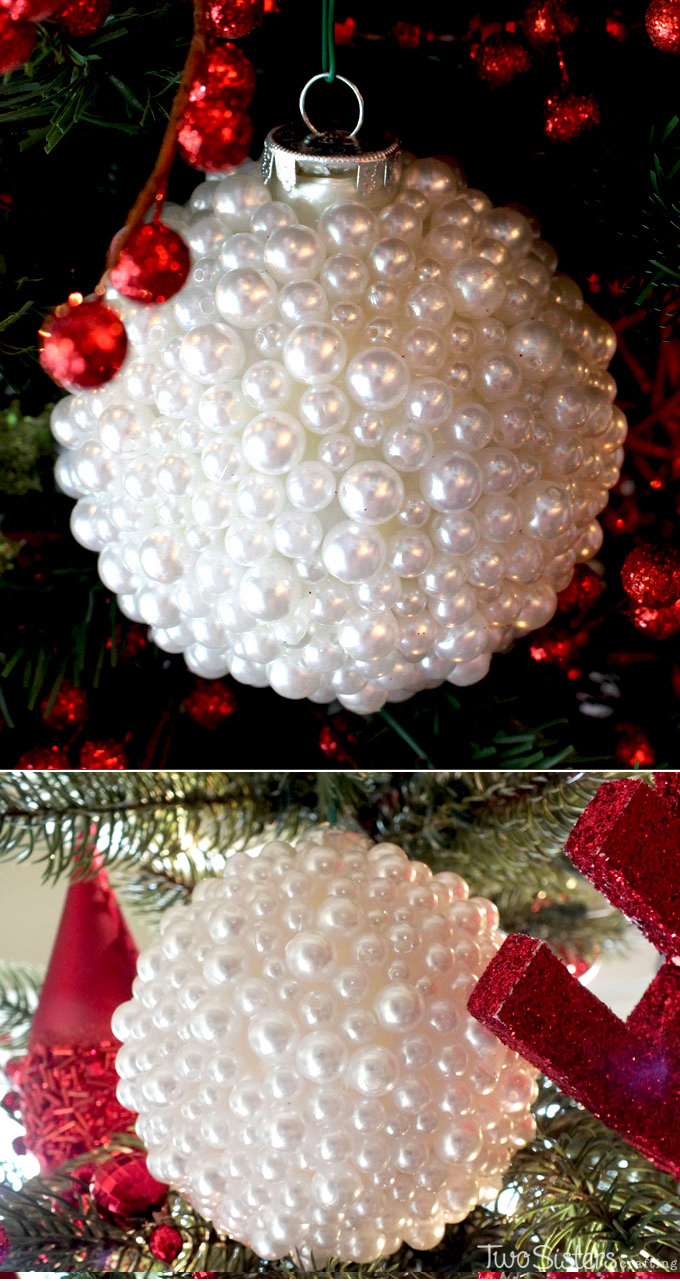 Pearl Christmas Tree Ornaments