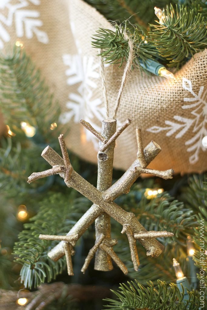 Twiggy Snowflake Ornament