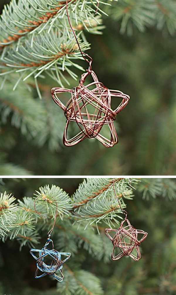 Wire Star Ornaments