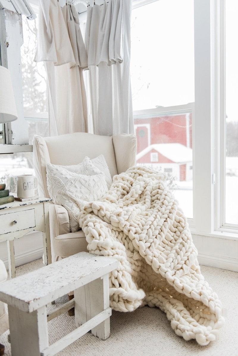Cozy Chunky Knit Blanket Decor Ideas Homelovr