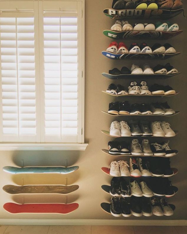 DIY Skateboard Shelfs